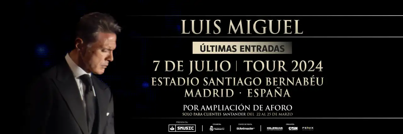 Preventa exclusiva gira Luis Miguel